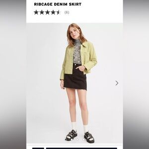 Levi’s Ribcage Skirt 28 NWT